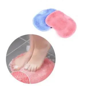 마사지 발 등 샤워 세족 발바닥 세척 씻기 케어 발냄새 각질 제거 풋파일 매트 풋브러쉬 클리너