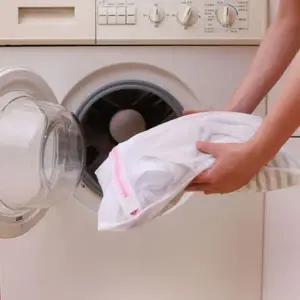 사각 속옷 양말 빨래 메쉬 그물 세탁망 50x40cm RD 0 이중 속옷 빨래