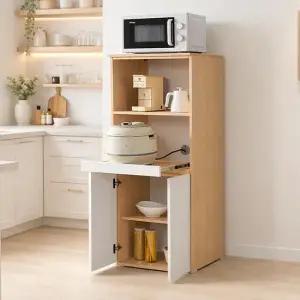 아트박스 바이탈버브 카리브 1500 광파 주방수납장 렌지대