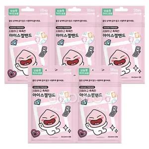 24년형 카카오프렌즈 어피치 아이스겔밴드(18매입) 5개 쿨링 어린이용