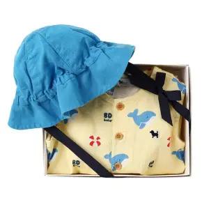 [롯데백화점]블루독베이비 YE고래패턴우주복 46313-601-06 4631360106 출산백일돌선물