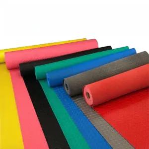 철판무늬 바닥판 고무매트 .6mm 레드 작업장 .0mx5m