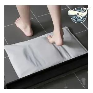 부드러운 물흡수 발매트 규조토 세면대 바닥 규조토발매트