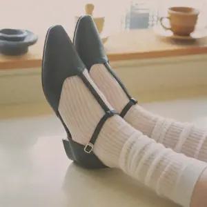 플로리다 스튜디오 플로리다스튜디오 FL3424 헤더 T스트랩 플랫 블랙 BLACK 2122018