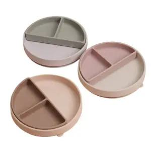 (정품) 블루마마 달달 세트 유아 보름달 흡착식판 아기 토핑이유식 반달 디바이더(색상 택1)