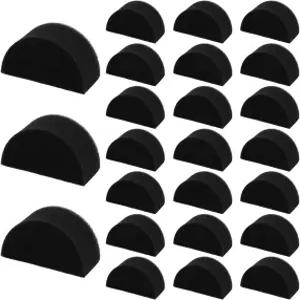 페이스 페인팅 하프 문 스펀지 고밀도 페인트 메이크업 용품 바디 아트 크래프트 블랙