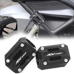 혼다 ADV350 ADV 350 150 160 2021 - 바이크 오토바이 25mm 엔진 크래시 바 보호 범퍼 장식 가드 블록
