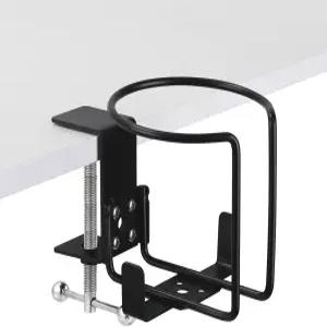 책상 컵 홀더 스냅온 미끄럼 방지 음료 랙 사무실 및 야외 리클라이닝 의자 전동 휠체어에 적합하며 수평