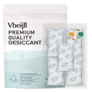 5그램50팩 색상 표시 실리카겔 패킷 각 개별 밀봉 식품 등급 건조제 보관 전자제품 3D 필라멘트 및 금고용