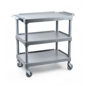 플라스틱 3단카트 서빙카트 이동식운반카 주방카트 식당카트