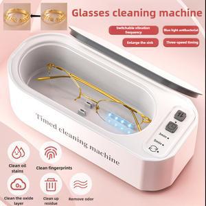 가정용 휴대용 타이머 조절 가능 초음파 팔찌용 USB 브러쉬 충전 싱크 교정기 세척기 메이크업 안경 대용량