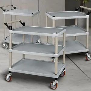카트 플라스틱 서빙 바퀴형 다용도 업소용 주방 이동식 식당웨건