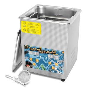 KECOOLKE 2L 대용량 난방 시간 60와트 강력 안경 시계 스테인리스 스틸 가용 청소기 공구