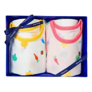 [NS홈쇼핑](압소바쌍둥이출산,백일,돌)배지코튼모달매쉬무소상하노랑+핑크세트(A13-13012SET..[35814882]