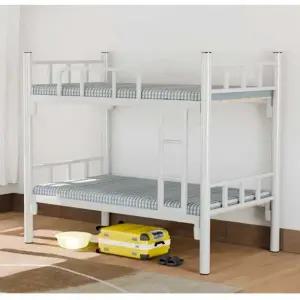 어른2층침대 프레임 게스트하우스 90cmx2m 벙커침대 기숙사 철+원목 원룸