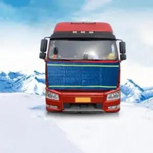 가리개 트럭 보온 커버 화물차 앞부분 방풍 방한 덮개 반사띠