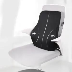 사무실등쿠션 메모리폼 등쿠션 차량 사무실 의자 허리받침대 지지대