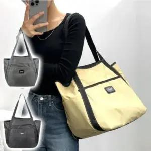 빅 숄더 외출가방 여행용 여성용 스타일 캐주얼 토트백 가방 쇼핑백