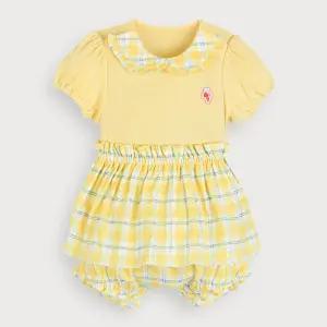 체크레이온골지스판반팔상하 [여름]