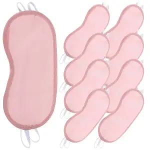 온열안대 보온 안대 20 개 일회용 아이 마스크 실크 커버 잠자는 여행 눈 가리개 수면 보조 휴식 패치 건강