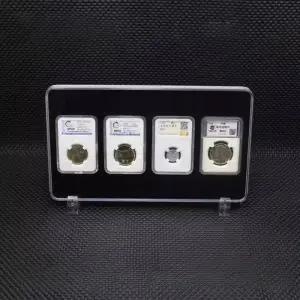 SD카드보관함 수납 케이스 4 아크릴 동전 디스플레이 슬래브 보호 보관함 홀더 보관 PCGS NGC 상자 기념