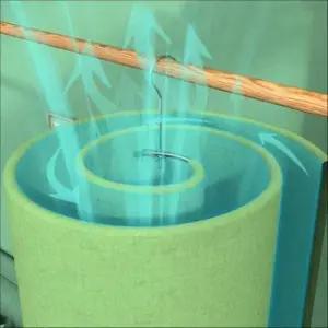 [SBD] 자연건조 침구 이불 원형 다용도 빨래건조대 건조대