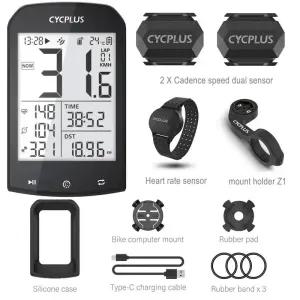 자전거심박계 속도계 CYCPLUS M1 자전거 GPS 컴퓨터 사이클링 BLE 50 ANT 사이클 Ciclismo 킬로미터 카운터