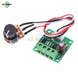 유리관퓨즈 휴즈 밀 18V 3V 5V 6V 9V 12V PWM DC 모터 속도 퓨즈 2A 전위차계 스위치 과전류 보호