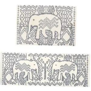 [알티피아]매트 욕실 북유럽 흡수력 발 코끼리 현관 극세사 북유럽발매트