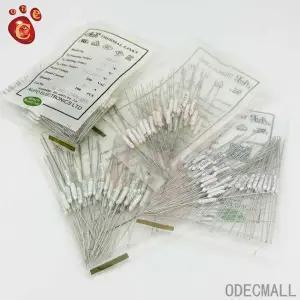 유리관퓨즈 휴즈 AUPO 재 불가 열 퓨즈 P 1A 2A 3A 5A 84C 102C 115C 125C 130C 135C 138C 145C 150C P01-F