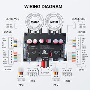 오토로 듀얼 ESC V6.7 BLDC FOC 모터 속도 컨트롤러 12S 100A 스파클리스 V6 DIY 전동 스케이트보드 스쿠