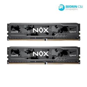 [Apacer][서린공식] Apacer DDR5-6000 CL38 NOX BLACK 패키지 (32GB(16Gx2))