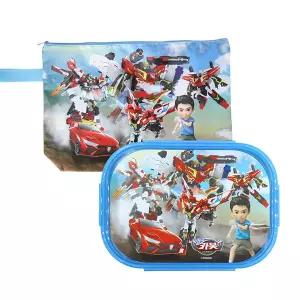 [보리보리/오키즈]헬로카봇16 식판도시락-가방세트 YP4256 (T0087)