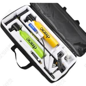 미니산소통 다이빙용품 입문용 연습용 스쿠버 스노클링 용품 소형 산소탱크 고성능 휴대용 산소통 세트 스쿠버 다이빙 비상 백업 실린더 호흡 장비 알루미늄 저소음 가정용 산소호흡기