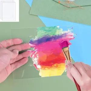 DIY 미술용 그리기판 10p 투명 액자 보조 리필 메모보드