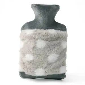 온수 팩 보온 물주머니 800ml 도트 패턴 핫팩