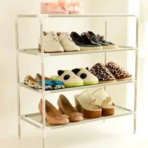 신발정리대 4단 수납 선반 공간활용 무타공 거치대