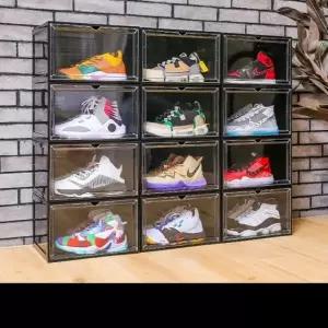 신발정리함 슈즈케이스 조립식 수납장 마그네틱 1개