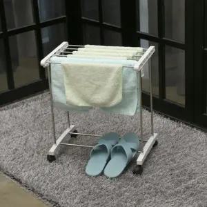 실내 빨래 건조대 1단 스텐 이동형 미니 건조대