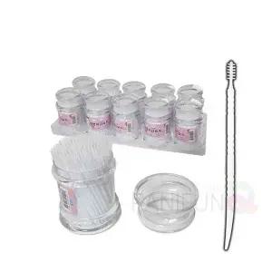 치간이쑤시개 양면 플라스틱 이쑤시개 10통 날개형 구강위생용품