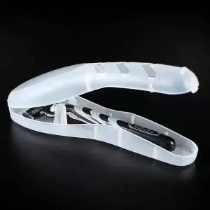 면도기 휴대용 케이스 4p 세트 여행용 보관 홀더 위생 수납 파우치