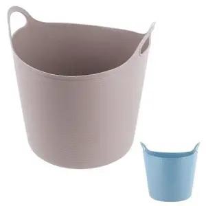 빨래 바구니 원형 대형 수납함 37x31cm