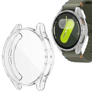 삼성 갤럭시 워치 8 7 4 5 6 울트라 44mm 소프트 TPU 스크린 보호필름 실리콘 풀 케이스 커버 액세서리