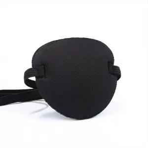 성인 어린이 공용 외눈안대 한쪽 눈 가리개 블랙 밴드형 보호대 궁예안대