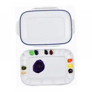 [셀러에이드]팔레트 미술용 수채화 투명 아크릴 휴대용 물감 직사각형 다용도