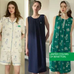 [BENETTON]26NEW 인견 시어서커 라운지웨어 컬렉션(파자마2pcs+원피스2pcs)