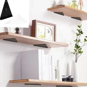 벽 선반 지지대 고정 마감 고정대 벽 선반 브라켓 부착 공간활용 인테리어 다용도 받침대 무타공 벽걸이