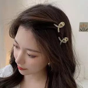 앞머리 잔머리 깔끔 정리 예쁜 미니 집게핀 2종세트 앞머리집게핀