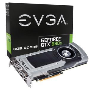 EVGA GTX 980 Ti 6GB 게이밍, 사일런트 쿨링 그래픽 카드 06G-P4-4990-KR