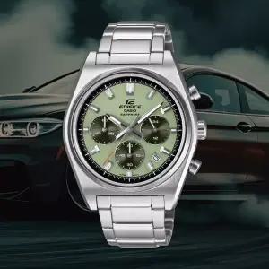 카시오 에디피스 모터스포츠 크로노그래프 메탈 EFB-730D-3AVUDF 백화점AS,보증서